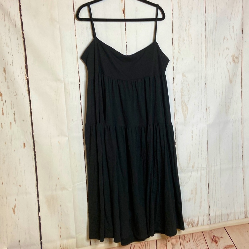 J.Crew Black Midi Dress